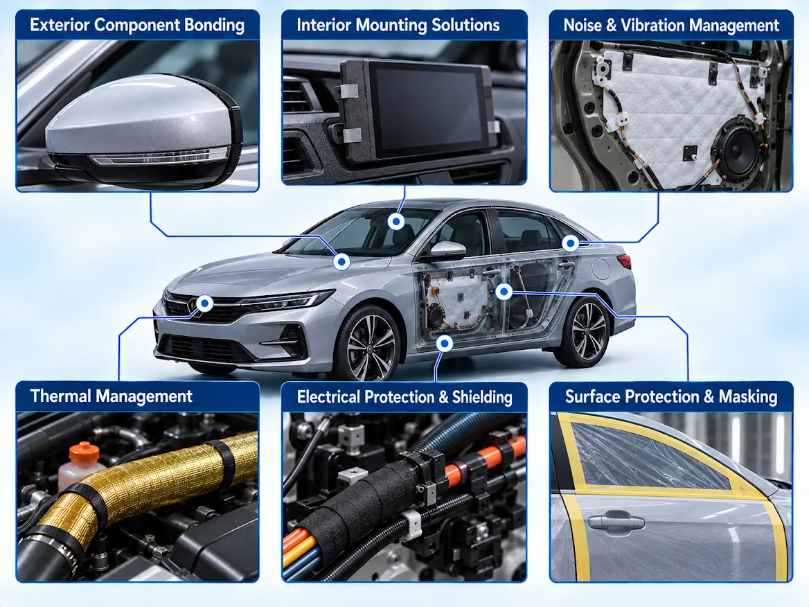 Automotive adhesive and insulation solutions